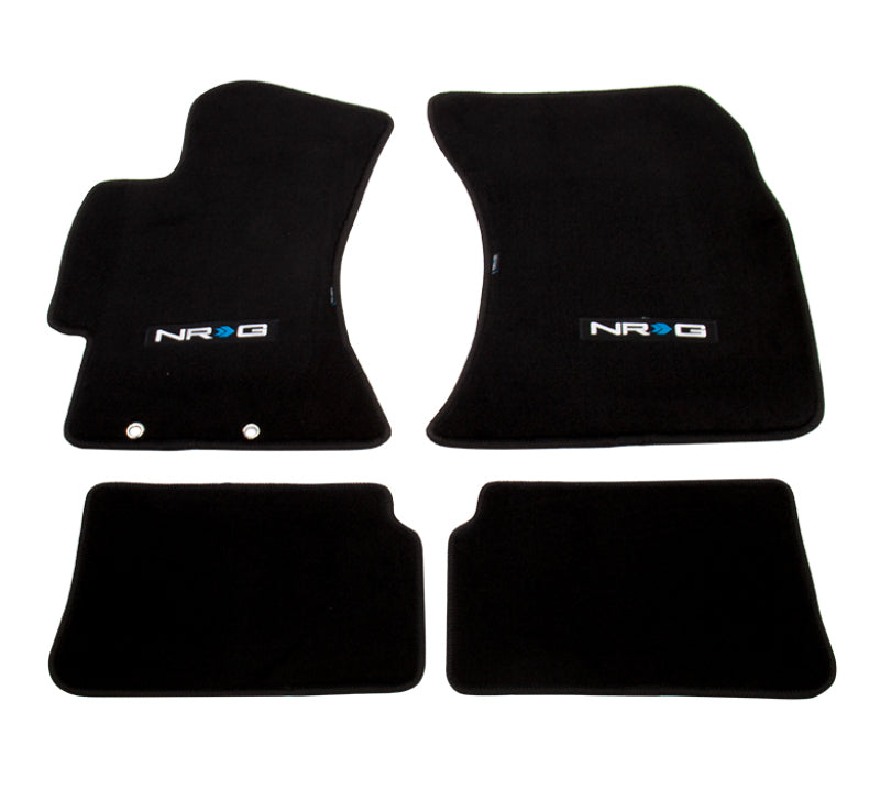 NRG Floor Mats - 2009-2011 Subaru Impreza WRX/STI (NRG Logo) - 4pc. (FMR-410NRG)