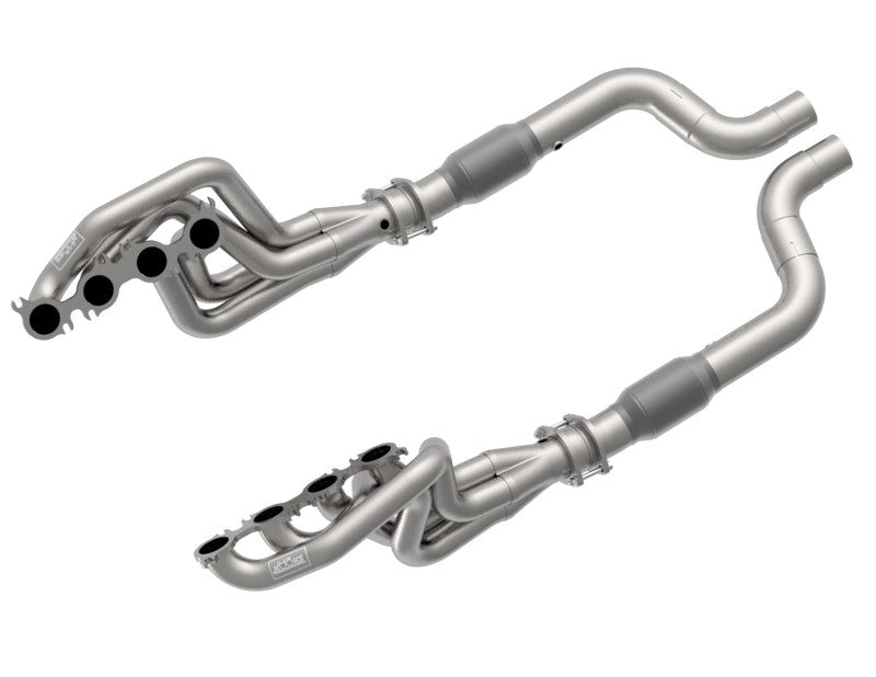 Kooks Headers 2020 Mustang GT500 5.2L 2in x 3in Stainless Steel Headers with GREEN Catted Connection Pipe