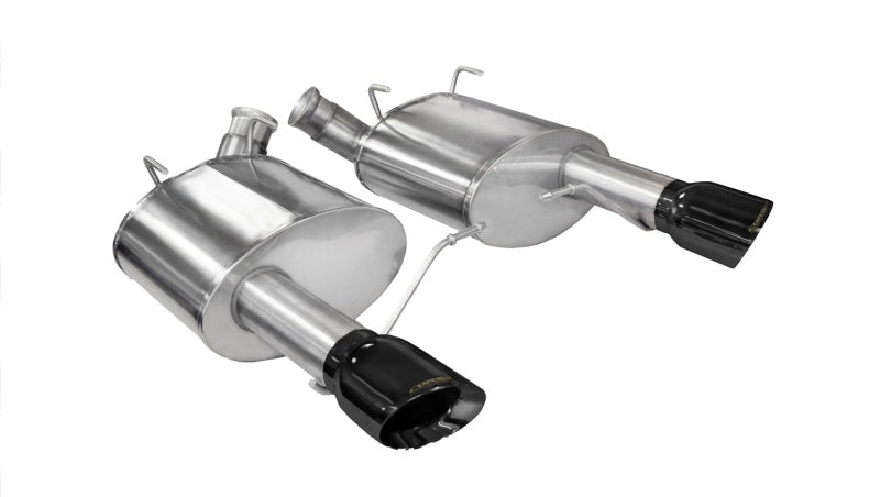 CORSA Performance 2011-2014 Ford Mustang GT/Boss 302 5.0L V8 Black Xtreme Axle-Back Exhaust