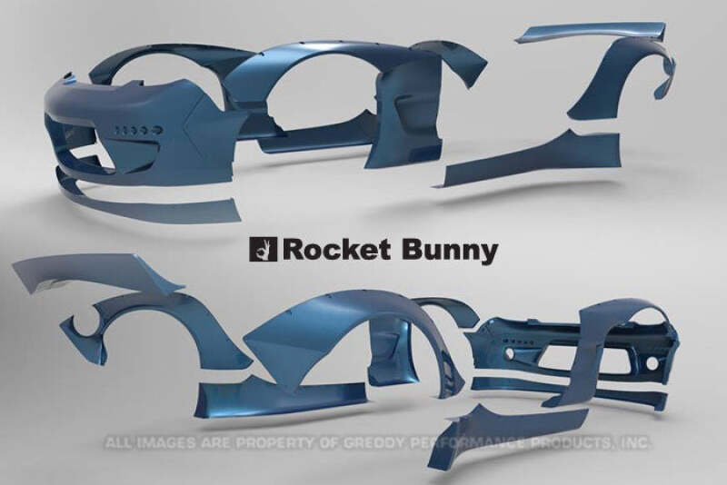 GReddy 1993-1995 Mazda RX-7 Rocket Bunny Full FD3S Wide-Body Aero Kit Ver. 2 - photo 5