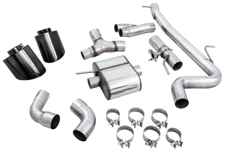 AWE Tuning 2018-2019 Audi TT RS 2.5L Turbo Coupe 8S/MK3 SwitchPath Exhaust with Diamond Black RS-Style Tips