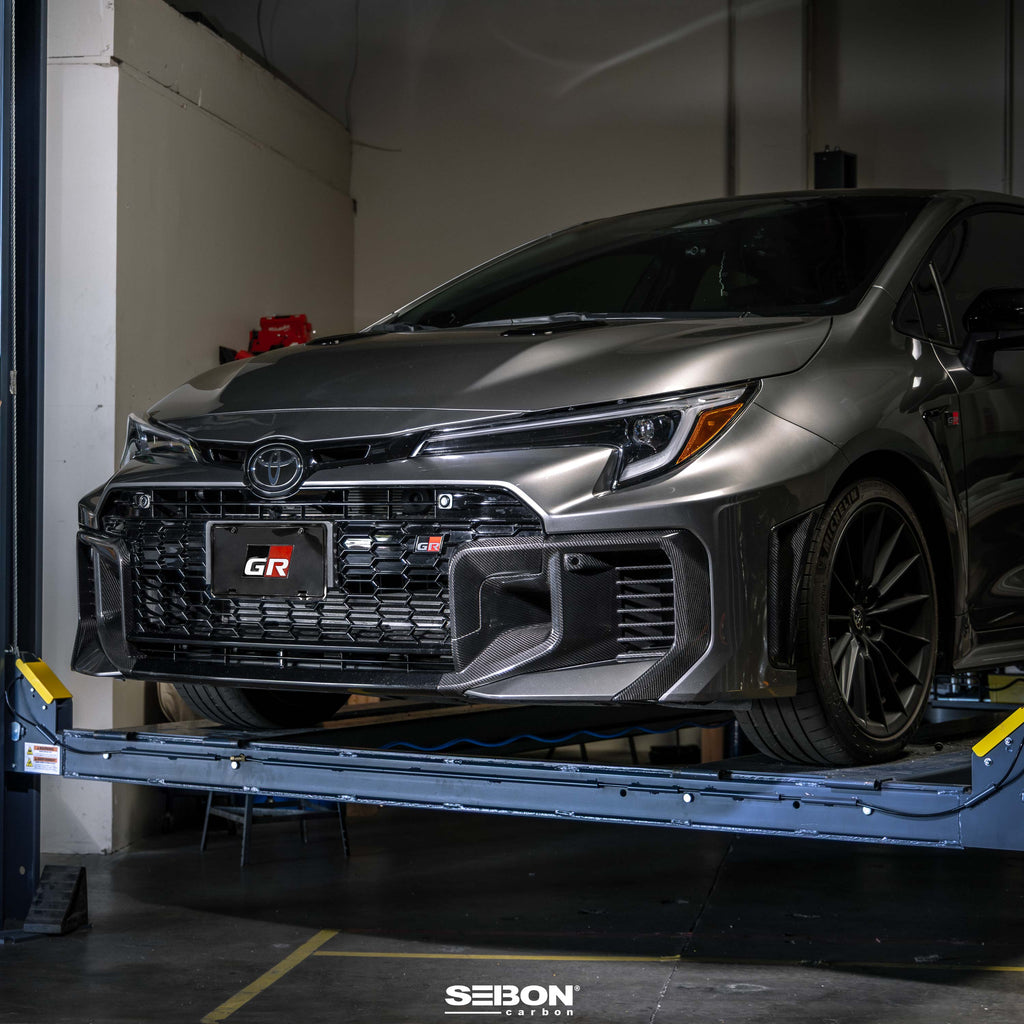 Seibon 2025-2026 Toyota GR Corolla Dry Carbon Fiber Bumper Insert - photo 7