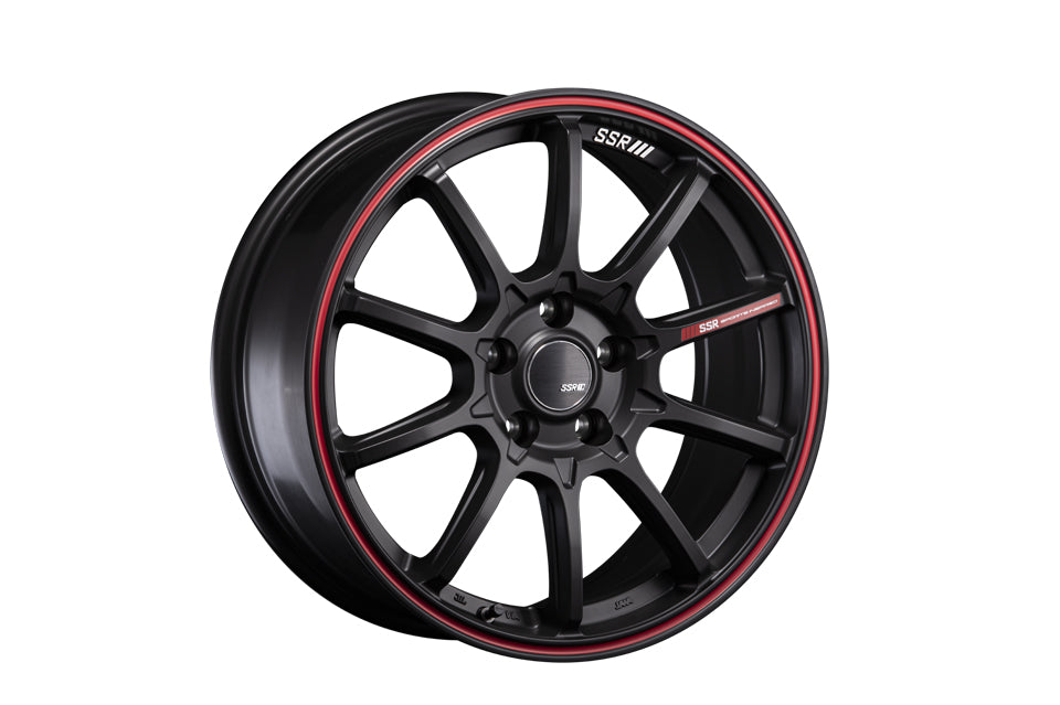 SSR GTV05 Flat Black w/ Red Line
