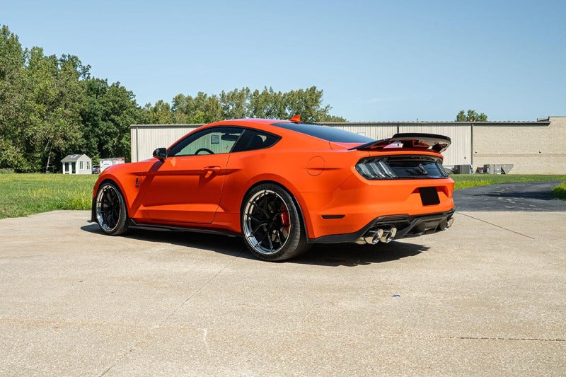 CORSA Performance 2020-2022 Ford Mustang GT500 3.0in Dual Rear Exit Cat-Back with Twin 5.0in Polish Slash Cut Pro Tips