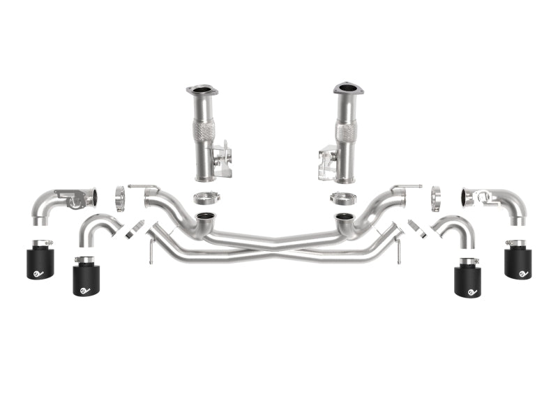 aFe MACH Force-Xp 304 Stainless Steel Cat-Back Exhaust Black 2020 Chevrolet Corvette C8 - photo 5