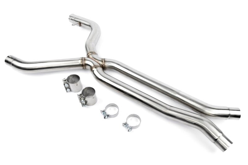 Dinan 2021-2027 BMW M3/M4 (G80/G82/G83) High Flow Middle Exhaust - 3in - Stainless Steel - photo 3