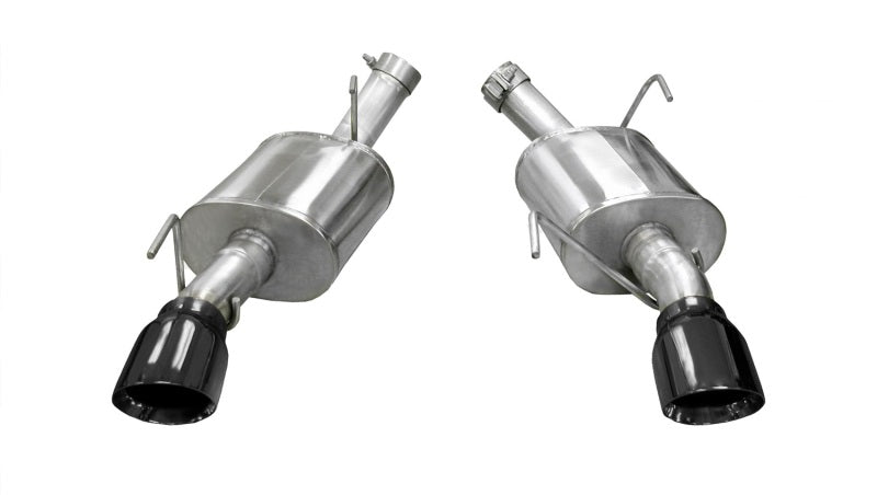 CORSA Performance 2005-2010 Ford Mustang Shelby GT500 5.4L V8 Black Xtreme Axle-Back Exhaust