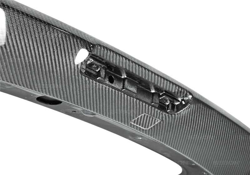 Seibon 2008-2010 Subaru WRX/STI Hatchback OEM-style Carbon Fiber Rear Spoiler w/ LED Cutout - photo 4