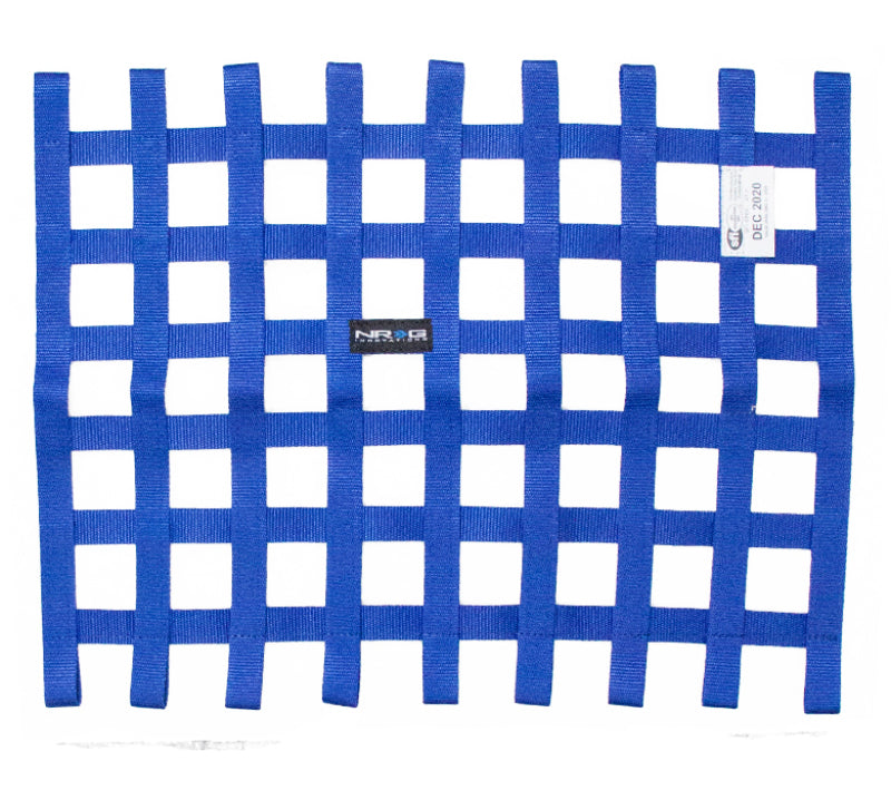 NRG SFI 27.1 Window Net 18in. x 23in. - Blue (NET-100BL)