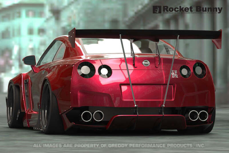 GReddy 2009+ Nissan GT-R R35 Full Rocket Bunny Wide-Body Aero Kit w/ Wing - photo 10