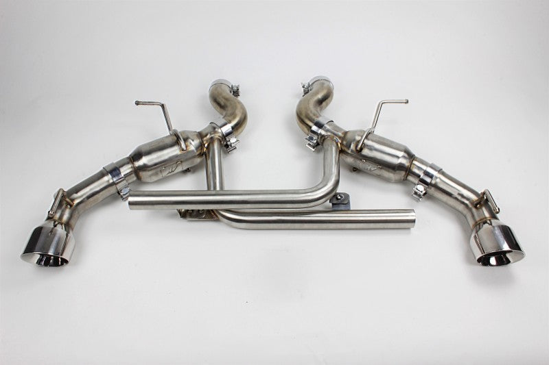 Mishimoto 2016+ Chevrolet Camaro SS Dual-Tip Pro Axle-Back Exhaust with Polished Tips