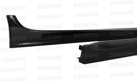 Seibon 2008-2009 Mitsubishi Evo X OEM-style Carbon Fiber Side Skirts - photo 5