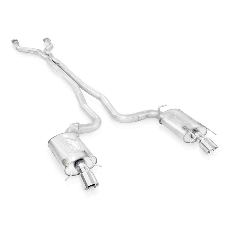 Stainless Works 2009-2015 Cadillac CTS-V Sedan 3in Cat-Back System X-Pipe S-Tube Mufflers 4in Tips