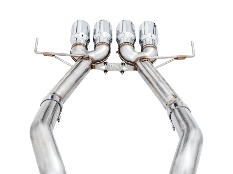 AWE Tuning 2014-2019 Chevrolet Corvette C7 Z06/ZR1 (with AFM) Track Edition Axle-Back Exhaust with Chrome Tips - photo 6