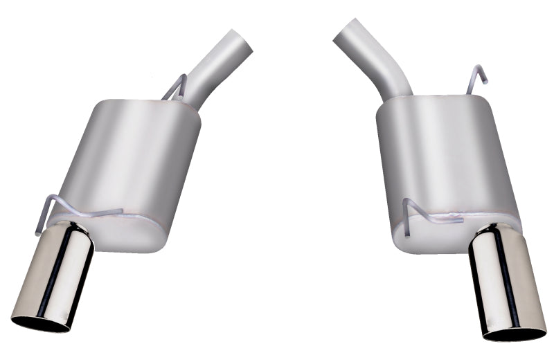 Gibson 2005-2010 Ford Mustang GT 4.6L 2.5in Axle-Back Dual Exhaust - Stainless
