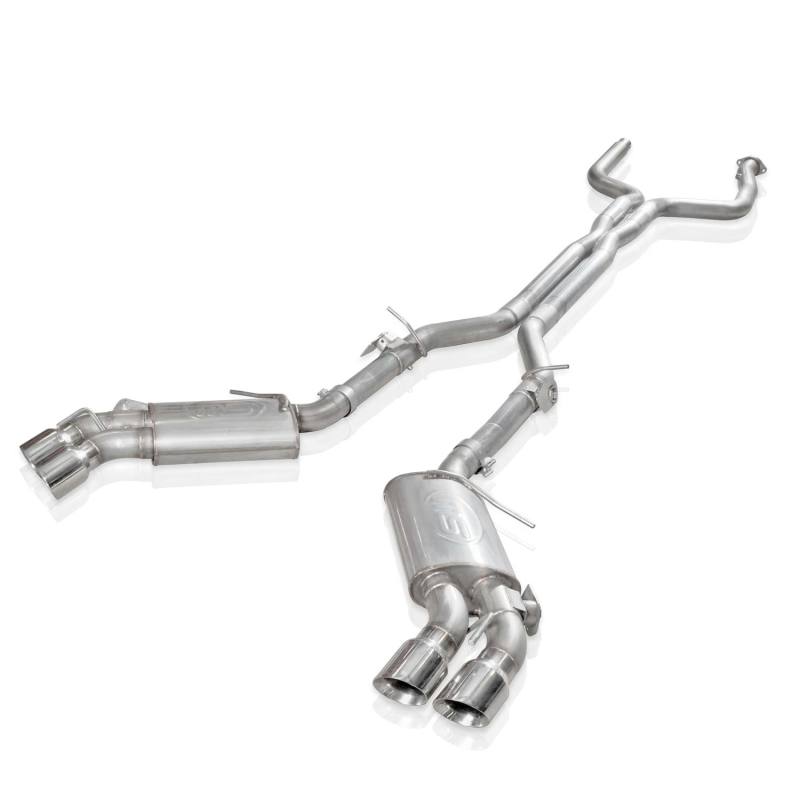 Stainless Works 2016+ Chevrolet Camaro SS 6.2L 3in Redline Cat-Back with AFM Valve NPP Valve 4in Quad Tips