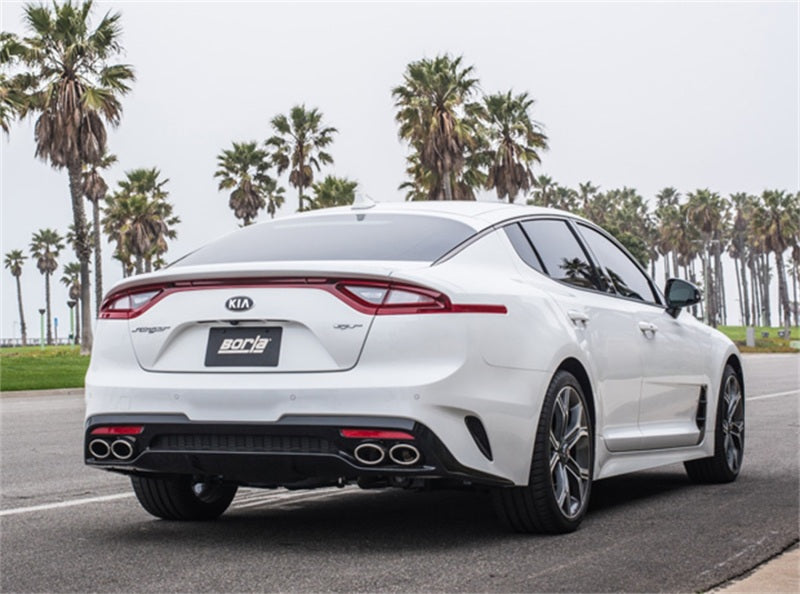 Borla 2018 Kia Stinger 3.3L V6 Turbo 2.25in Pipe Dia Dual Split Rear Exit S-Type Cat-Back Exhaust - photo 3