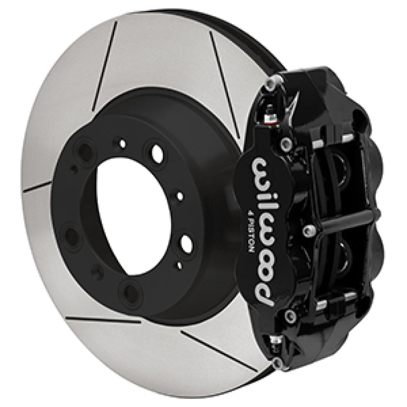 Wilwood 1999-2012 Porsche 911 (996/997) Superlite 4R Rear Big Brake Kit (14in) - Black / Slotted