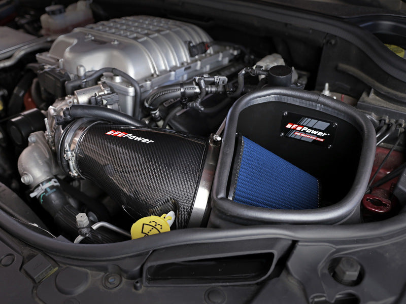 aFe Track Series Carbon Fiber Pro 5R AIS - 2019-2020 Jeep Grand Cherokee Trackhawk 6.2L (afe57-10009R) - photo 9