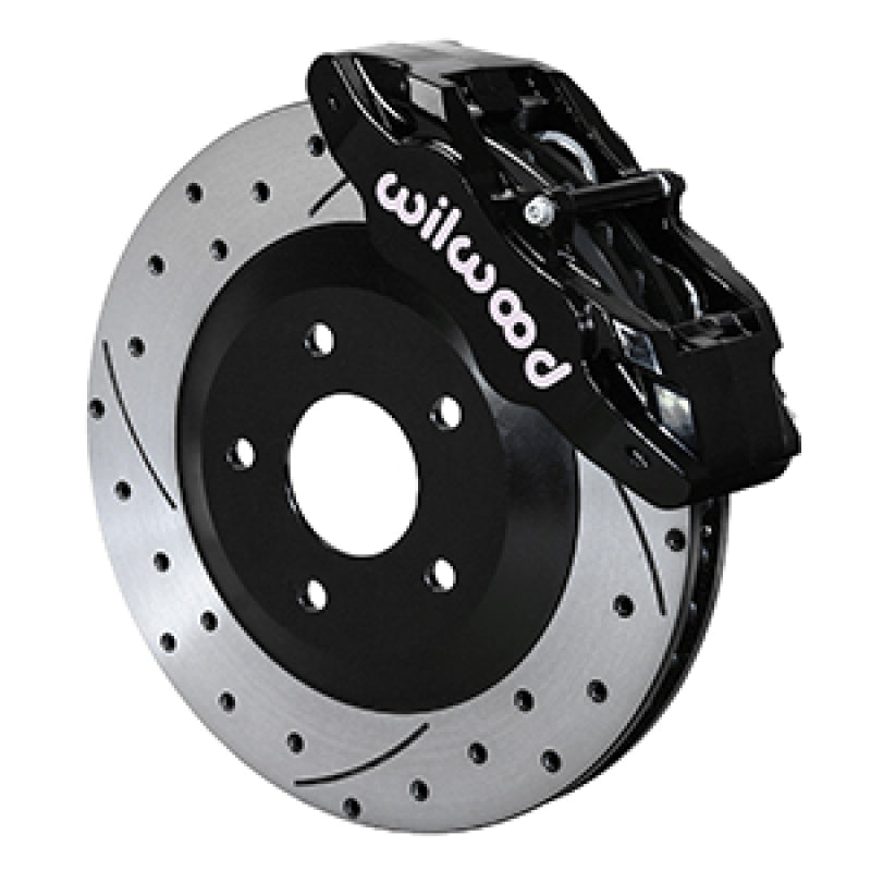 Wilwood 2005-2013 Chevrolet Corvette C6 Base SLC56 Front Rotor & Brake Kit - Black