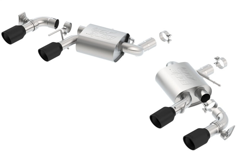 Borla 2016 Chevrolet Camaro V8 SS AT/MT ATAK Rear Section Exhaust with Dual Mode Valves Ceramic Black - photo 2
