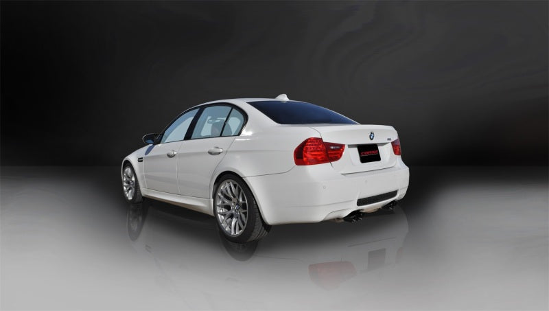 CORSA Performance 2008-2012 BMW M3 E90 Black Sport Cat-Back Exhaust - photo 2