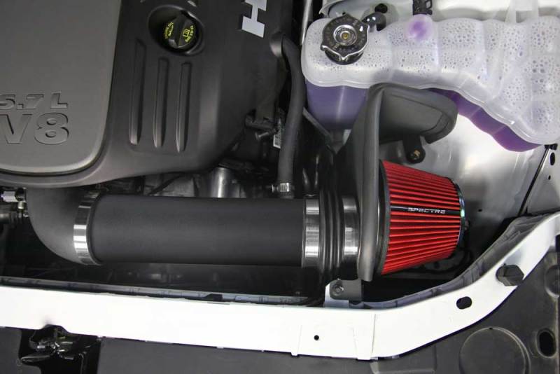 Spectre 2011-2019 Dodge Challenger/Charger 5.7L V8 Air Intake Kit - Black w/Black Filter (spe90360K)