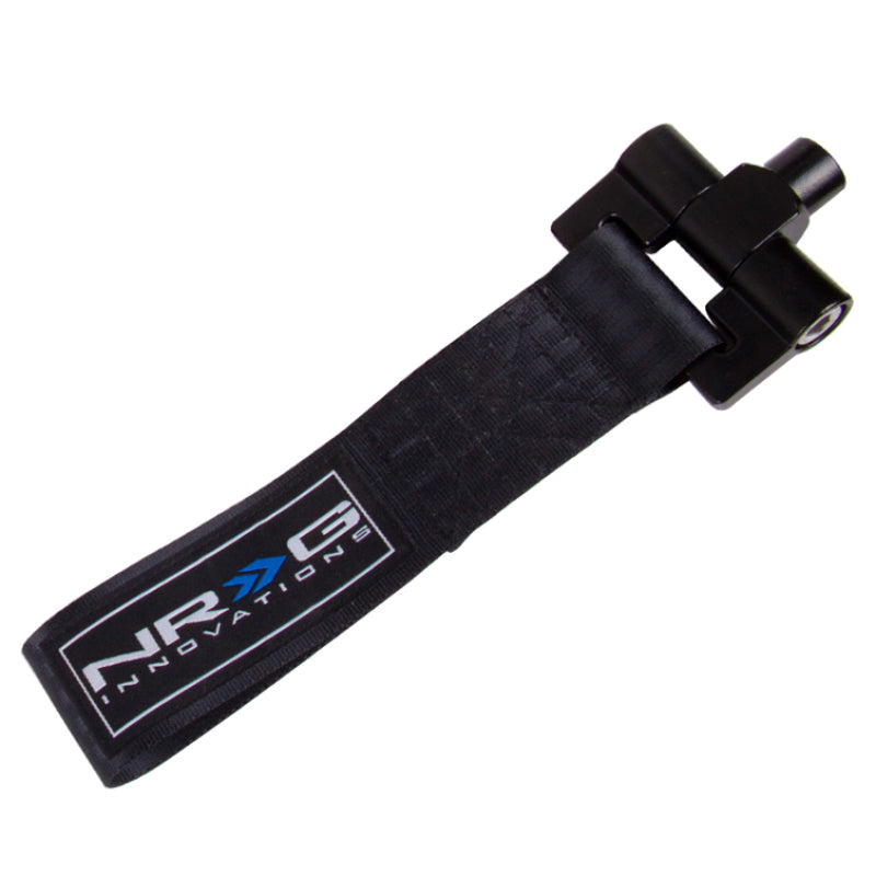 NRG Bolt-In Tow Strap Black - Scion FR-S 2012+ / Subaru BRZ 2012+ (5,000 lb Limit) (TOW-122BK)