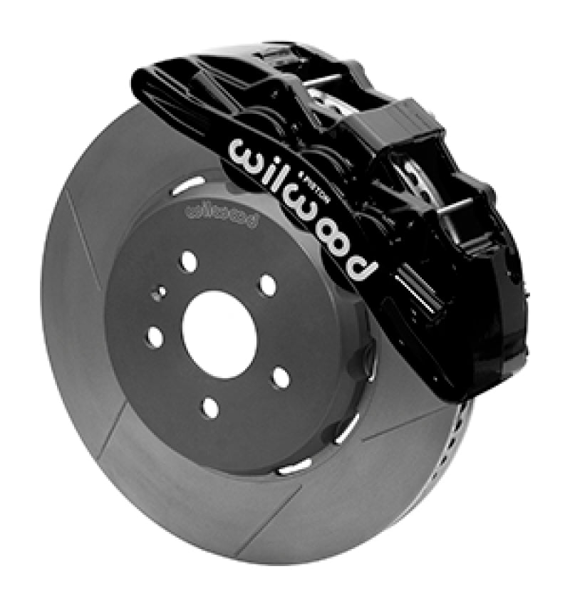 Wilwood 2010-2014 Chevrolet Camaro SS SX6R Front Big Brake Kit (15in) - Black / Slotted