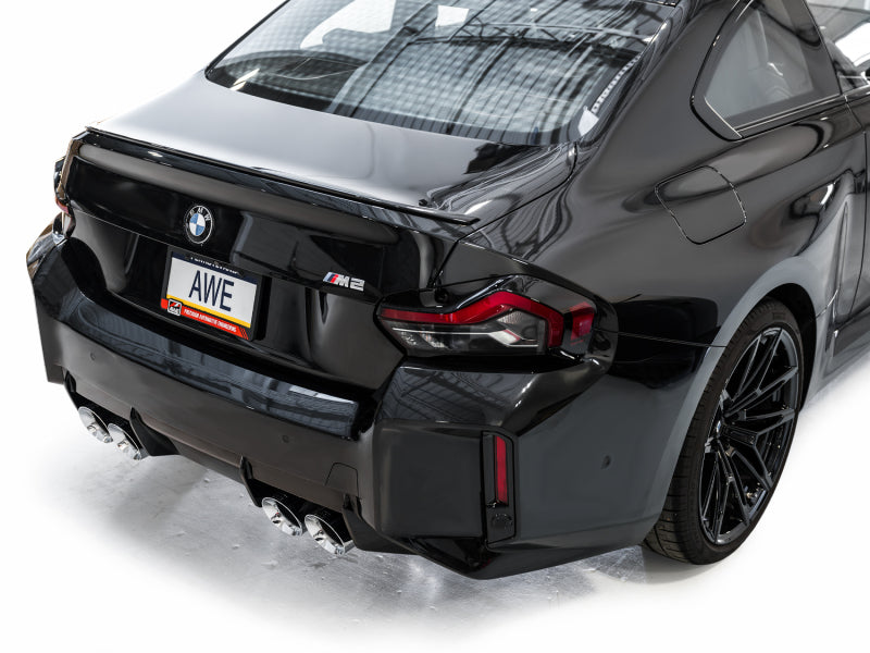 AWE Tuning 2023-2024 BMW G87 M2 SwitchPath Edition Exhaust - Chrome Silver Tips - photo 6