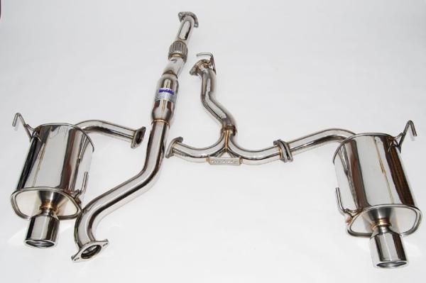 Invidia 2008-2009 WRX Sedan Q300 Dual Stainless Steel Tip Cat-Back Exhaust