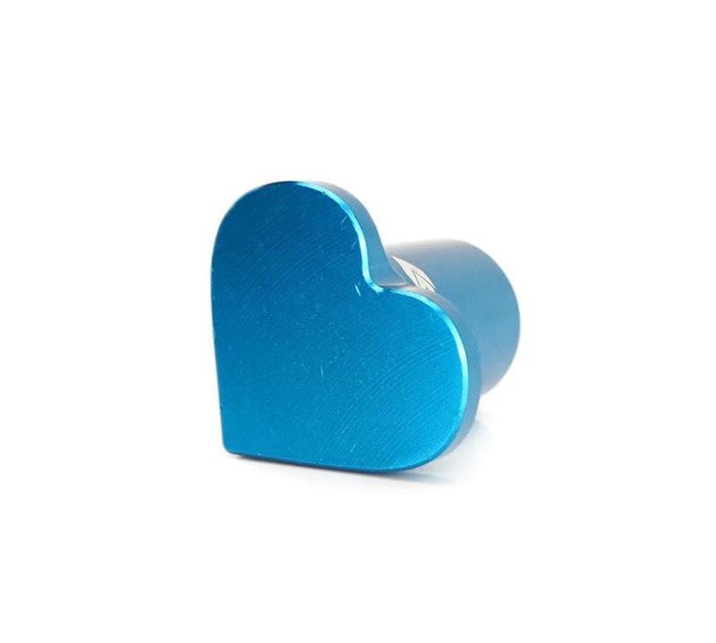 NRG Heart Shape Drift Button Honda - Blue (DB-H003BL)