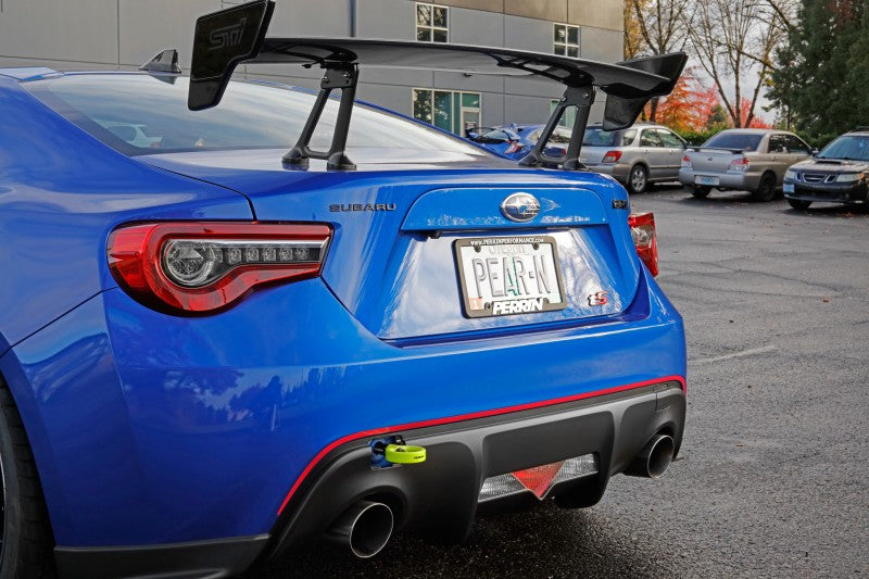 Perrin 13-25 Subaru BRZ / 13-20 Scion FR-S & Toyota 86 / 22-25 GR86 Tow Hook Kit (Rear) - Neon Yellow (PSP-BDY-255NY) - photo 6