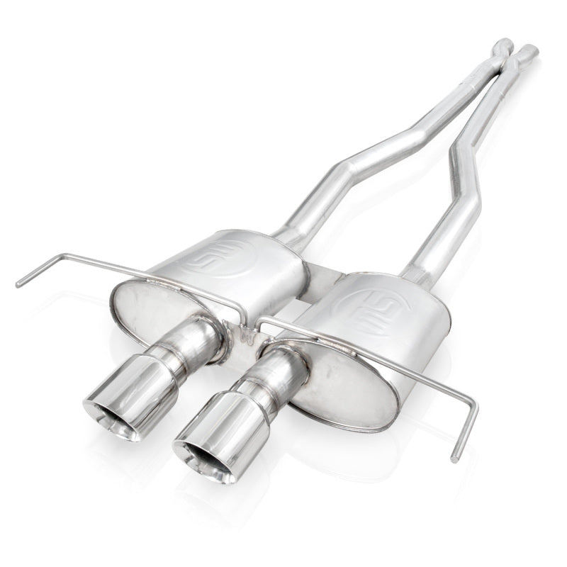 Stainless Works 2009-2015 Cadillac CTS-V Coupe 3in Cat-Back System X-Pipe Chambered Mufflers 4in Tips