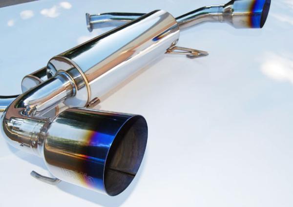 Invidia 2009+ 370Z Gemini Single Layer Titanium Tip Cat-Back Exhaust - photo 2