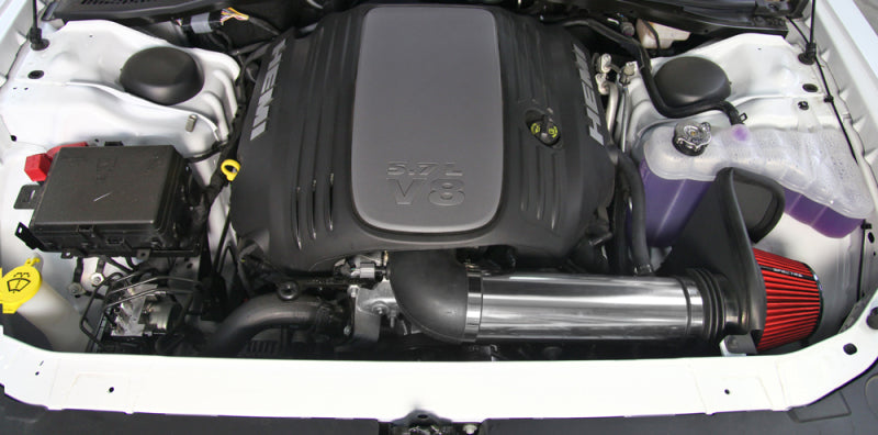 Spectre 2011-2017 Dodge Challenger/Charger 5.7L V8 Air Intake Kit - Polished w/Red Filter (spe9036) - photo 9