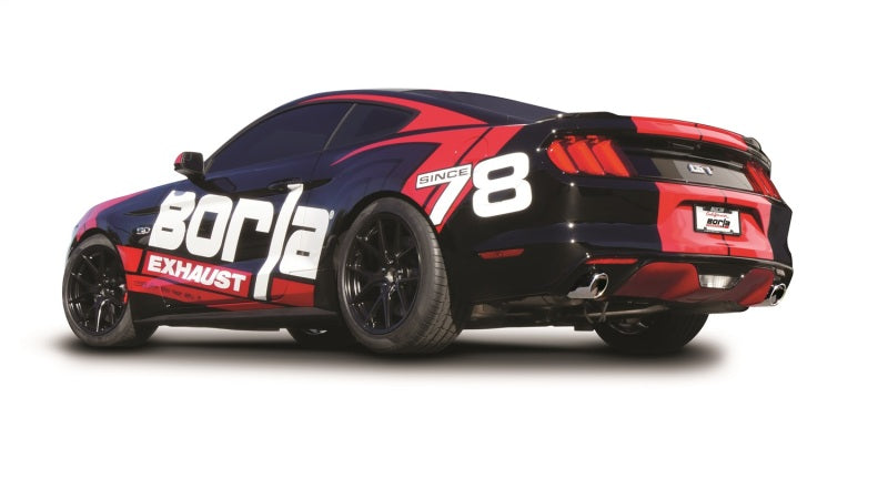 Borla Atak Cat-Back 2015-2017 Ford Mustang GT 5.0L V8 MT/AT 3in pipe 4in tip - photo 3