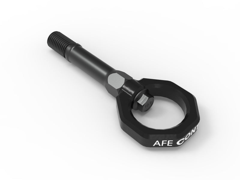 aFe CONTROL Front Tow Hook Nissan Z 23-25 V6-3.0L - Black (450-712001-B)