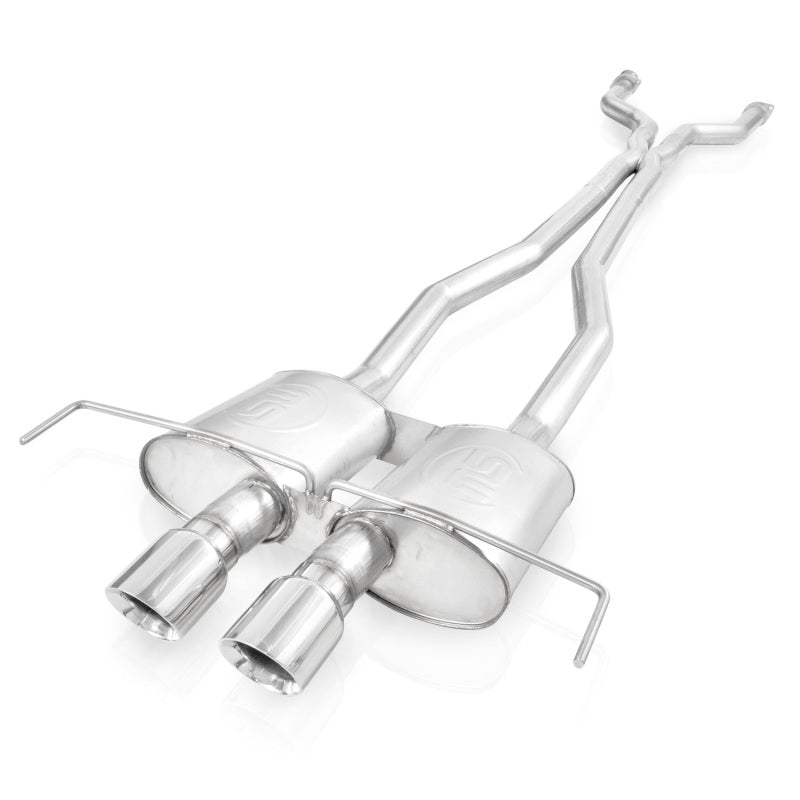 Stainless Works 2009-2015 Cadillac CTS-V Coupe 3in Cat-Back System X-Pipe S-Tube Mufflers 4in Tips