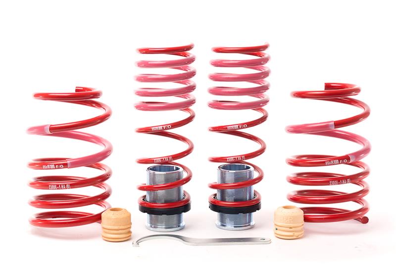 H&R VTF Adjustable Lowering Springs for 2013–2016 Porsche Cayman/Cayman S 981 – Incl. PASM (23006-1)