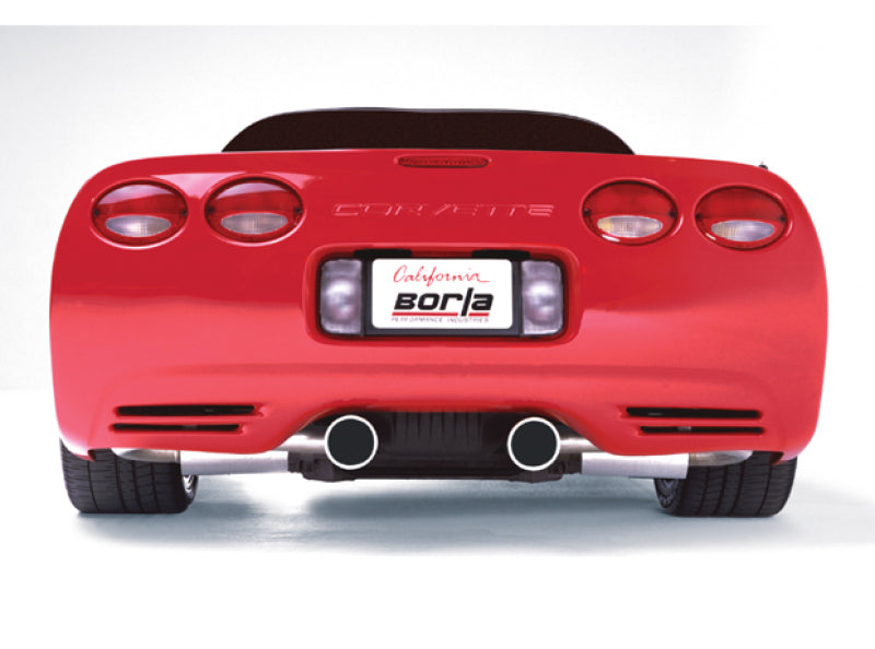 Borla 1997-2004 C5 Corvette (incl Z06) 5.7L V8 AT/MT Aggressive Stinger Cat-Back Exhaust - photo 3