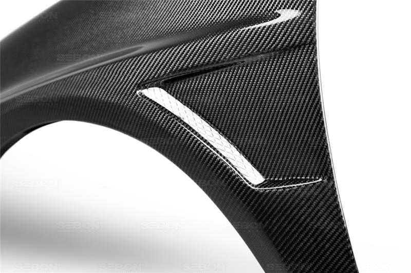 Seibon 2006-2007 Subaru WRX/STI (Sedan Only) 10mm Wider Carbon Fiber Fenders - photo 4