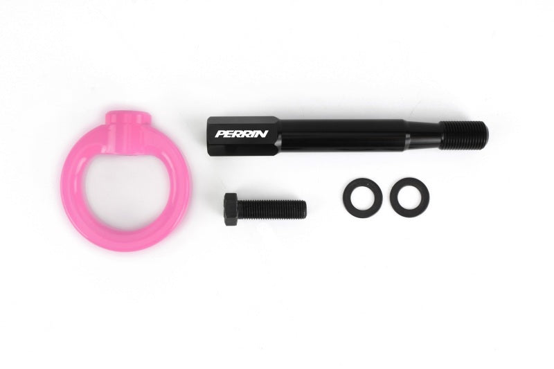 Perrin 18-21 Subaru WRX & STI / 13-25 BRZ / 17-20 Toyota 86 Tow Hook Kit (Front) - Hyper Pink (PSP-BDY-235HP) - photo 4