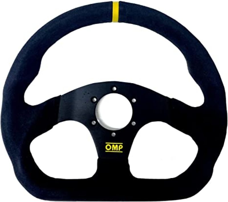 OMP Superquadro Steering Wheel - Small Spokes - Suede (Black) (OD0-1990-071)