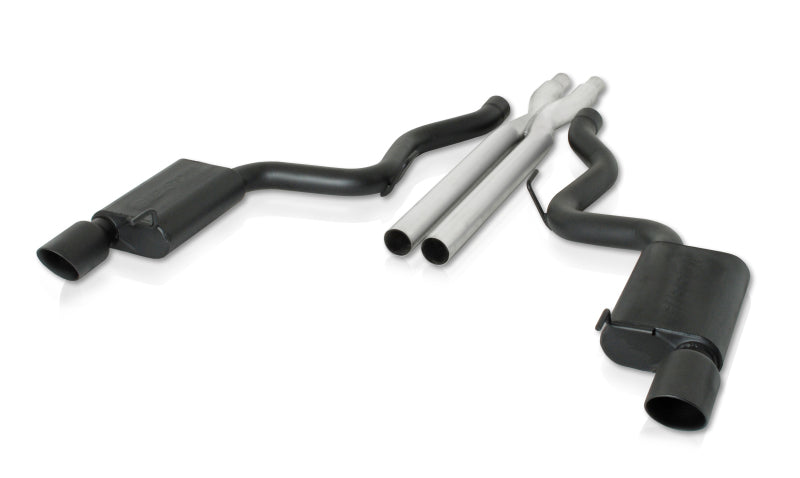 Gibson 2015-2017 Ford Mustang GT 5.0L 3in Cat-Back Dual Exhaust - Black Elite (Ceramic)