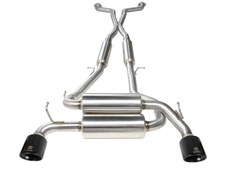 aFe Takeda 2-1/2 in 304 Stainless Steel Cat-Back Exhaust System Infiniti G37 08-13/Q60 2014-2015 V6-3.7 with Black Tips - photo 3