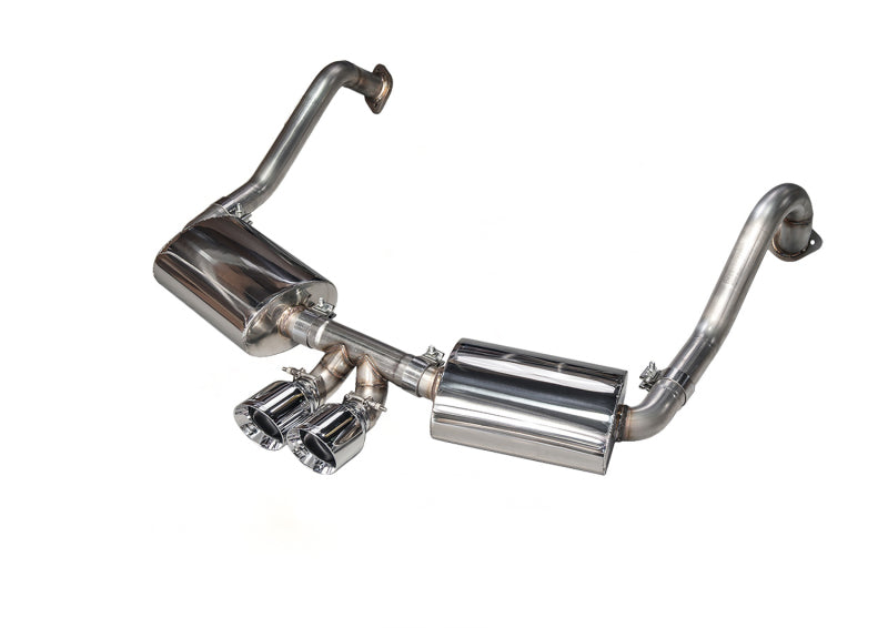 AWE Tuning Porsche 981 Performance Exhaust System - with Chrome Silver Tips