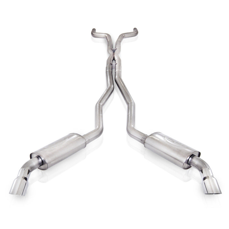 Stainless Works 2010-2015 Camaro 6.2L 3in Exhaust X-Pipe Chambered Turbo Mufflers Polished Tips - photo 2