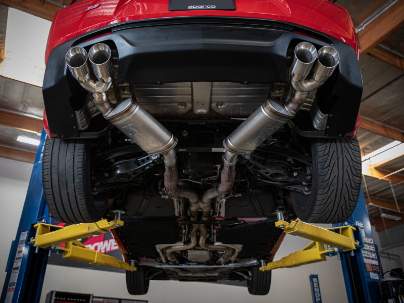 aFe POWER MACH Force-Xp 3in Axle-Back 2016-2021 Chevrolet Camaro SS V8 6.2L with Mufflers - Polished - photo 5