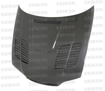Seibon 2002-2005 BMW E46 2dr GT-R-Style Carbon Fiber Hood